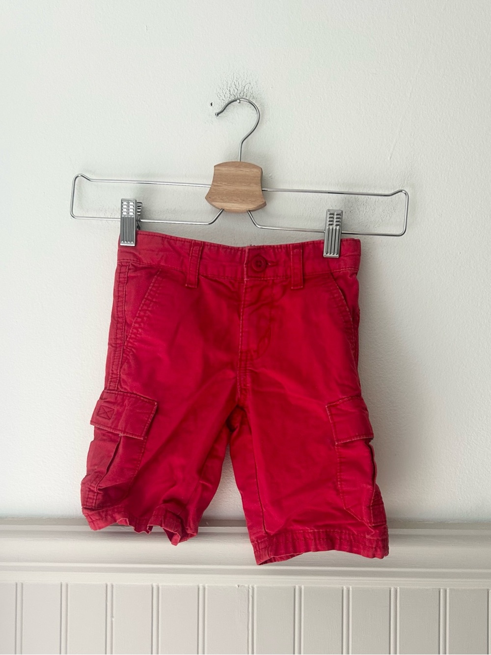 Levi’s Boys 3T Red Cargo Shorts Cotton Kids